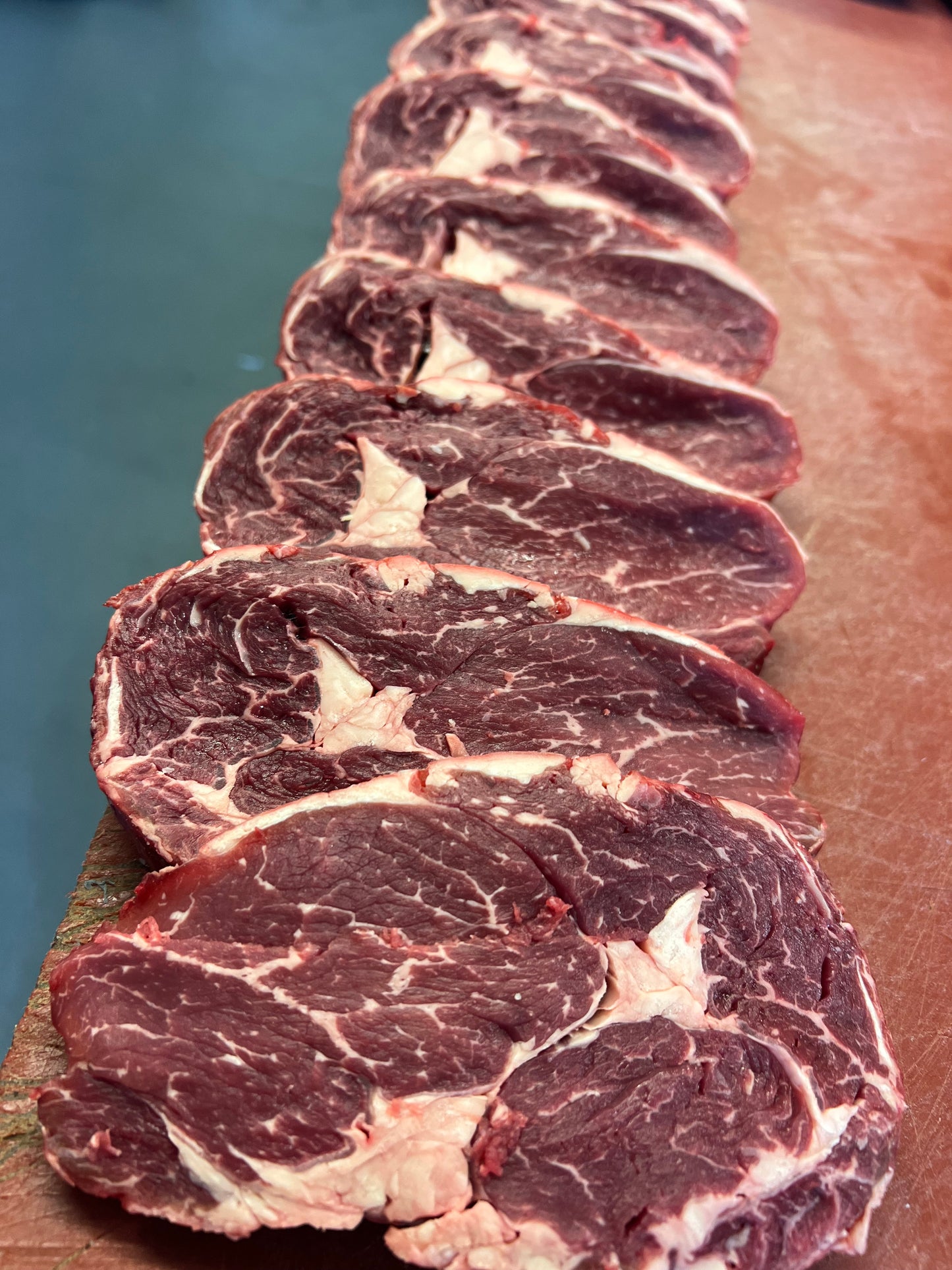 Himalayan Salt Aged, Rib-eye Steak