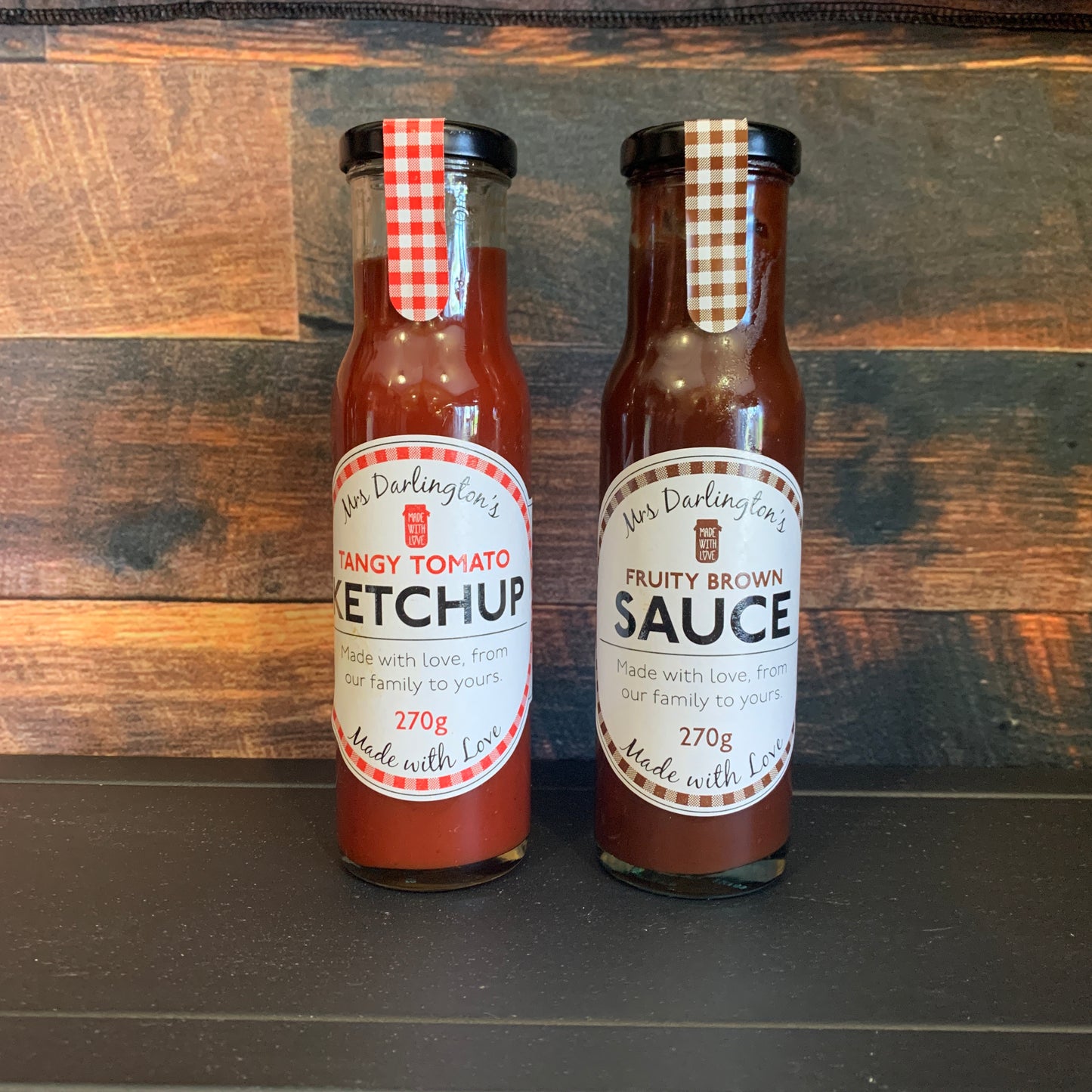 Fruity Brown Sauce or Tangy Tomato Ketchup