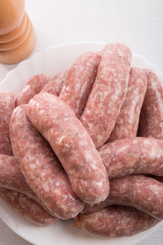 Pork and Caramelised Red Onion Sausage - The Cheshire Butcher