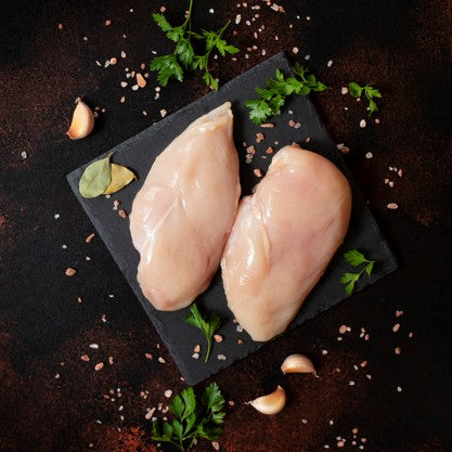 8 Skinless chicken fillets- packed in 2s, ready to freeze
